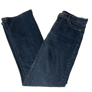 NYDJ Bootcut Jeans Women's Sz 10 Blue Denim Lift Tuck Stretch Mid Rise